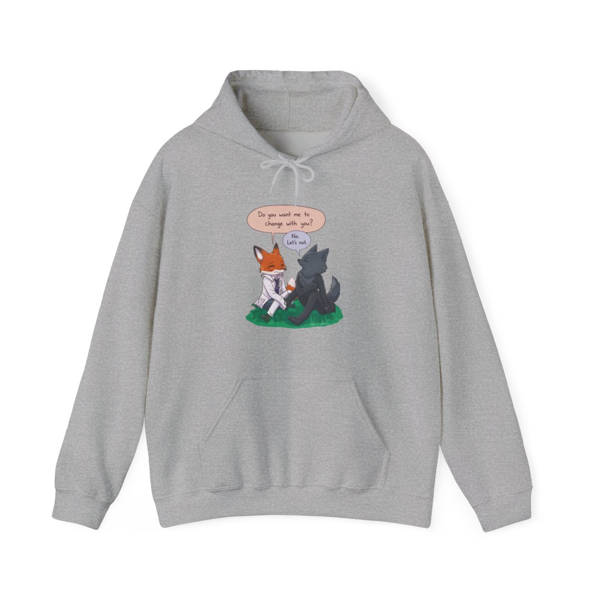 fox Kim Dokja and wolf Yoo Jonghyuk Hoodie | Omniscient Reader's Viewpoint - alternate angle 2, merchandise